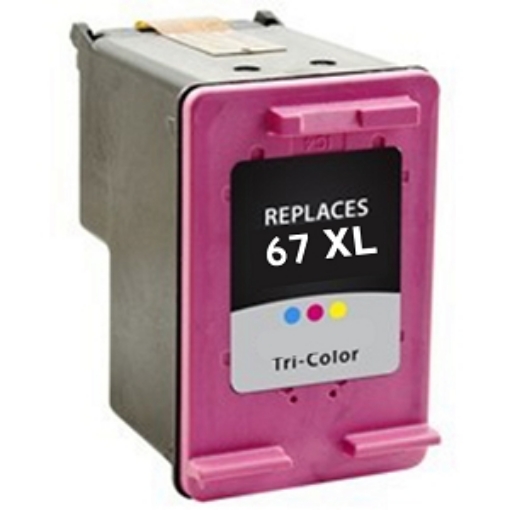 Picture of Remanufactured 3YM58AN (HP 67X) Color Inkjet Cartridge (200 Yield)
