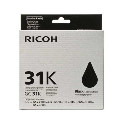 Picture of Ricoh 405688 Black Inkjet Cartridge (1920 Yield)