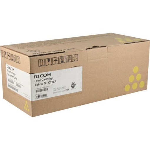 Picture of Ricoh 406044 Yellow Toner Cartridge (2000 Yield)