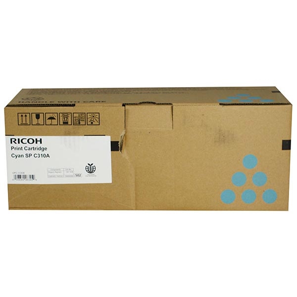 Picture of Ricoh 406345 (Type SPC310A) Cyan Toner Cartridge (2500 Yield)