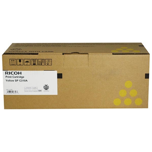 Picture of Ricoh 406347 (Type SPC310A) Yellow Toner Cartridge (2500 Yield)