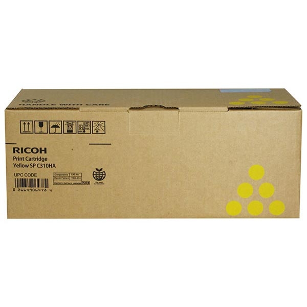Picture of Ricoh 406478 (Type SPC310HA) Yellow Toner Cartridge (6600 Yield)