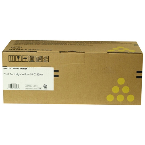Picture of Ricoh 407656 Yellow Toner Cartridge (6000 Yield)