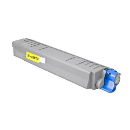 Picture of Compatible 43487733 Yellow Toner Cartridge (6000 Yield)