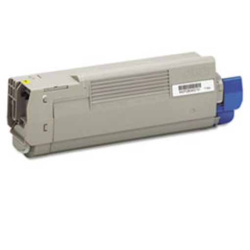 Picture of Compatible 43865717 Yellow Toner Cartridge (6000 Yield)