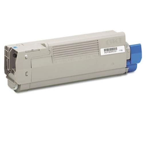 Picture of Compatible 43865719 Cyan Toner Cartridge (6000 Yield)