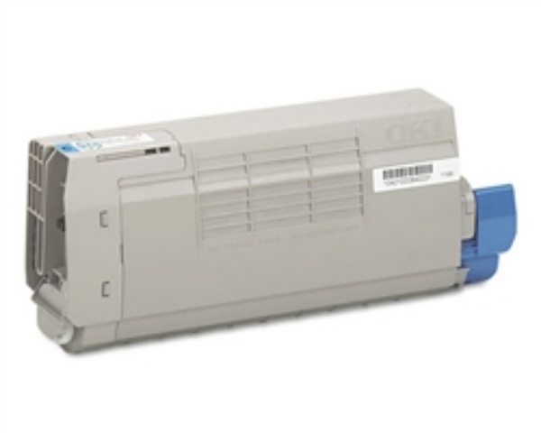 Picture of Compatible 43866103 High Yield Cyan Toner Cartridge (11500 Yield)
