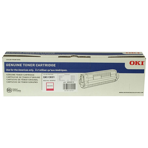 Picture of Okidata 44844510 Magenta Toner Cartridge (10000 Yield)