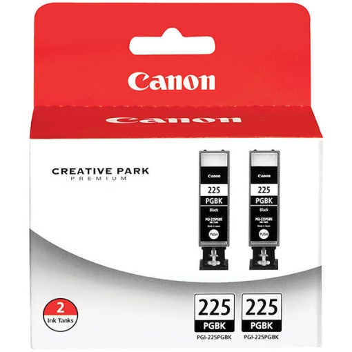 Picture of Canon 4530B007 (PGI-225) Photo Black Ink Tank (2 pack of 4530B001)