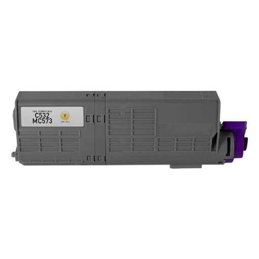 Picture of Compatible 46490601 High Yield Yellow Toner Cartridge (6000 Yield)