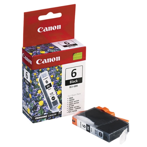 Picture of Canon 4705A003 (BCI-6BK) Black Inkjet Cartridge