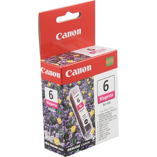 Picture of Canon 4707A003 (BCI-6M) Magenta Inkjet Cartridge