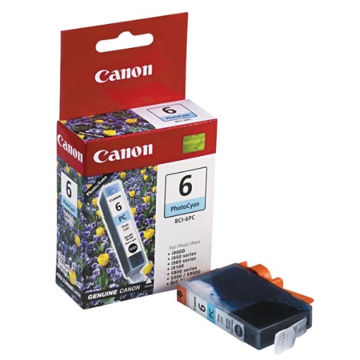 Picture of Canon 4709A003 (BCI-6PC) PhotoCyan Inkjet Cartridge (640 Yield)