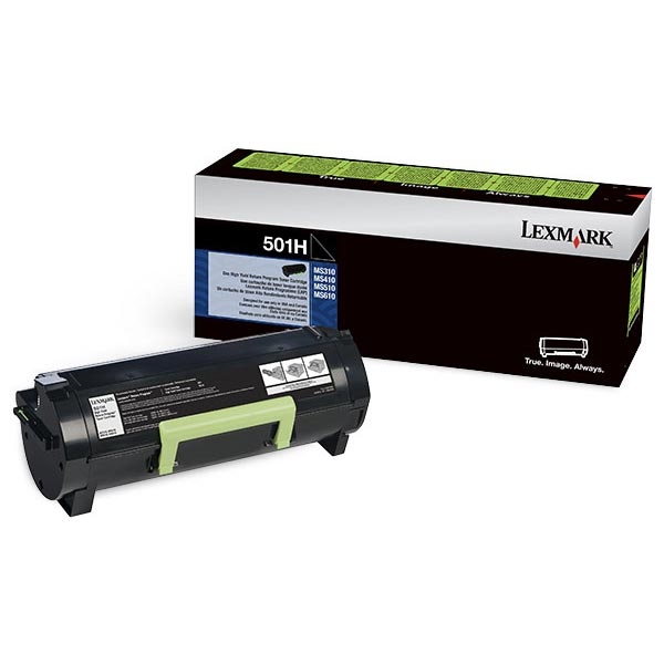 Picture of Lexmark 50F1H00 (Lexmark #501H) High Yield Black Toner (5000 Yield)