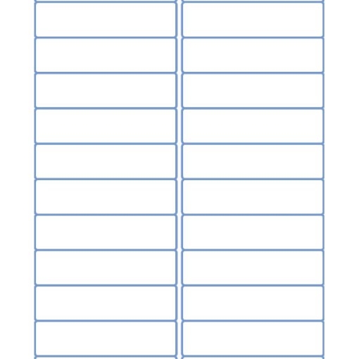 Picture of Compatible 5161 N/A Address Labels (100 sheets per pack) (1" x 4")