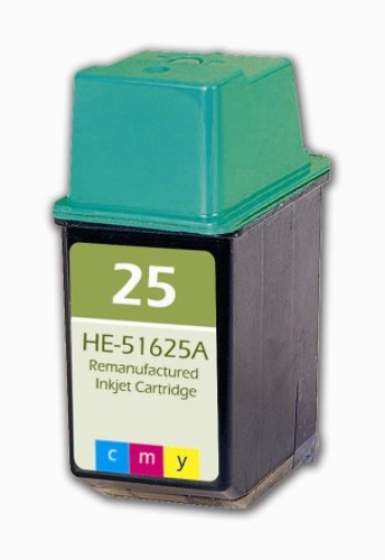 Picture of Compatible 51625A (HP 25) Tri-Color Inkjet Cartridge (250 Yield)