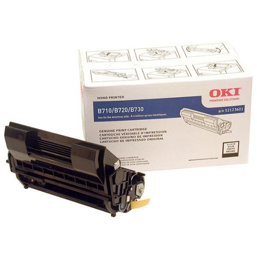 Picture of Okidata 52123601 High Yield Black Print Cartridge (15000 Yield)
