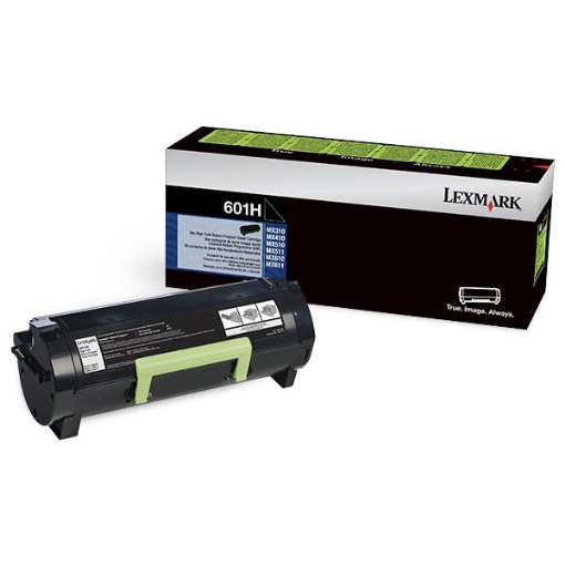 Picture of Lexmark 60F1H00 (Lexmark #601H) High Yield Black Toner Cartridge (10000 Yield)
