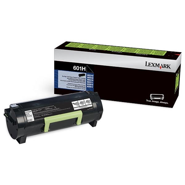 Picture of Lexmark 60F1H00 (Lexmark #601H) High Yield Black Toner Cartridge (10000 Yield)