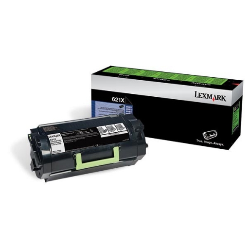 Picture of Lexmark 62D1X00 (Lexmark #621X) Black Toner Cartridge (45000 Yield)