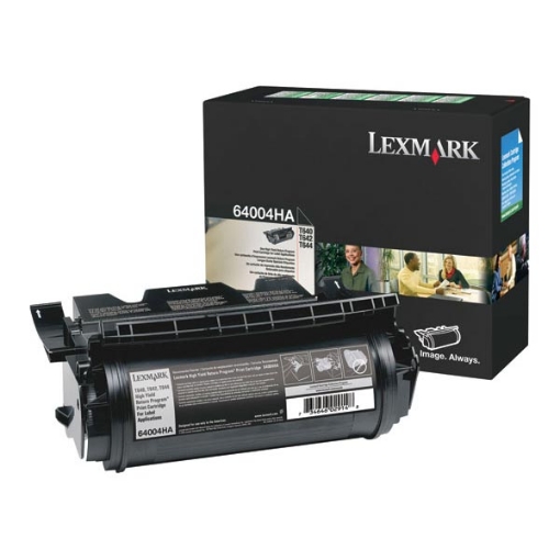 Picture of Lexmark 64004HA Black Print Cartridge (21000 Yield)