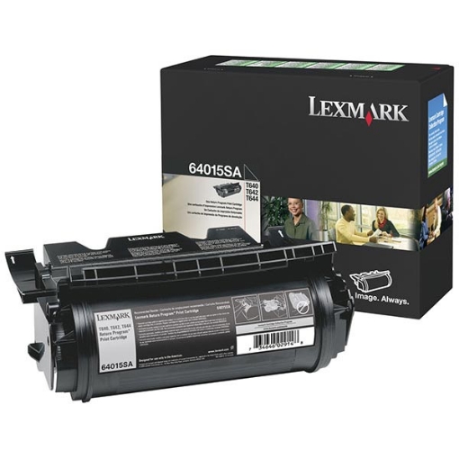 Picture of Lexmark 64015SA Black Laser Toner Cartridge (6000 Yield)