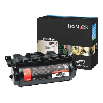 Show details for Lexmark 64035HA Black Toner Cartridge (21000 Yield) Picture of Lexmark 64035HA Black Toner Cartridge (21000 Yield)