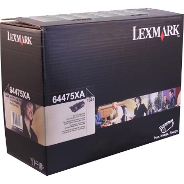 Show details for Lexmark 64475XA Extra High Yield Black Toner (32000 Yield) Picture of Lexmark 64475XA Extra High Yield Black Toner (32000 Yield)