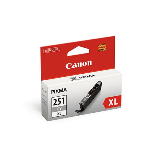 Picture of Canon 6452B001 (CLI-251XL) High Yield Gray Inkjet Cartridge (400 Yield)