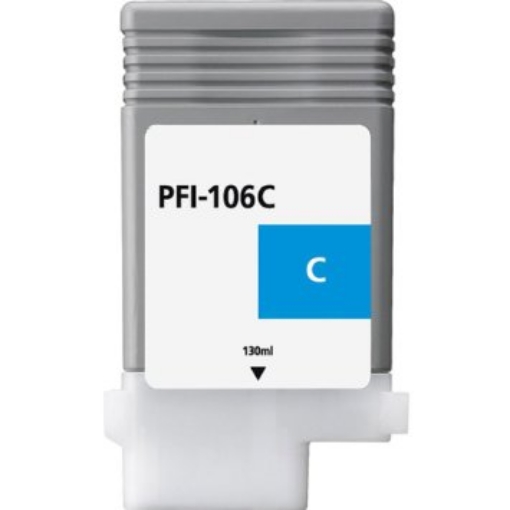 Picture of Compatible 6622B001AA (PFI-106C) Cyan Inkjet Cartridge (130 ml)