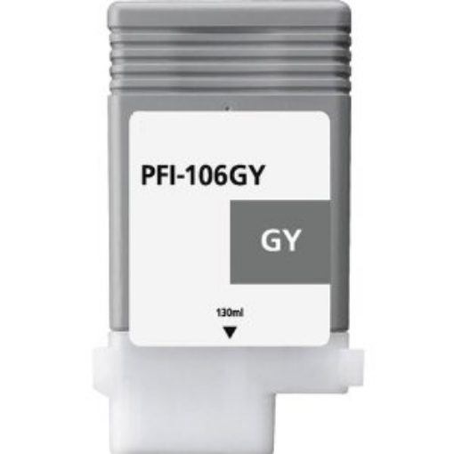 Picture of Compatible 6630B001AA (PFI-106GY) Gray Inkjet Cartridge (130 ml)