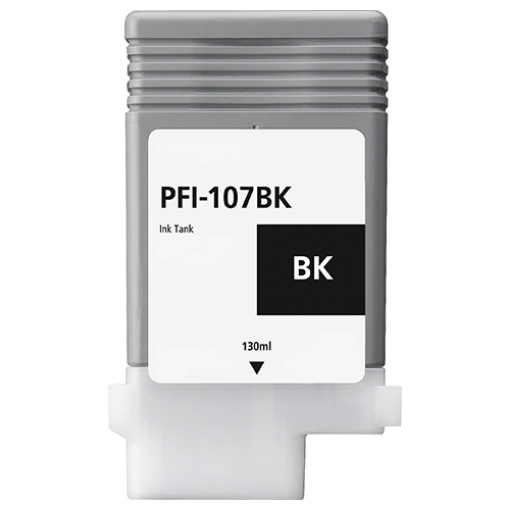 Picture of Compatible 6705B001 (PFI-107Bk) Black Ink Cartridge (130 Yield)