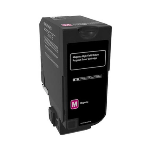 Picture of Compatible 74C1HM0 High Yield Magenta Toner Cartridge (12000 Yield)