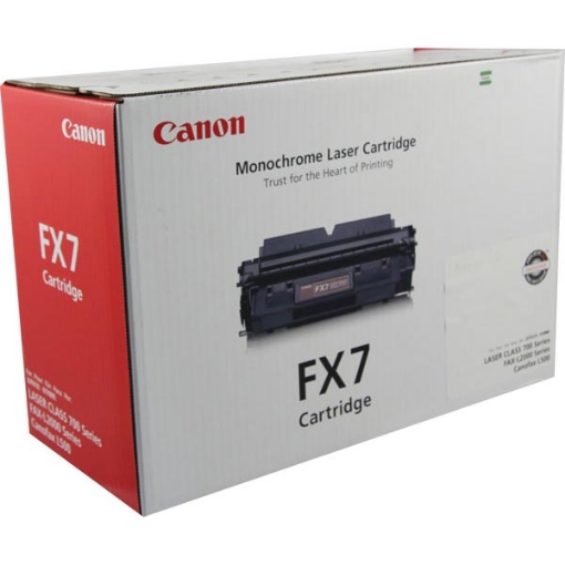 Picture of Canon 7621A001AA (FX-7) Black Toner Cartridge (4500 Yield)