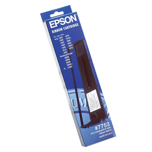 Picture of Epson 7753 Characters Black Printer Ribbon (2,000,000 Characters)