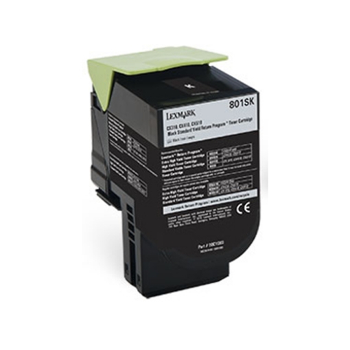Picture of Compatible 80C1SK0 Black Toner Cartridge (2500 Yield)