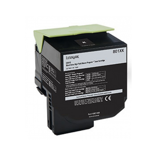 Picture of Compatible 80C1XK0 Black Toner Cartridge (8000 Yield)