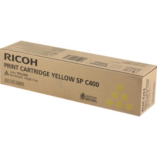 Picture of Ricoh 820073 Yellow Laser Toner Cartridge (6000 Yield)