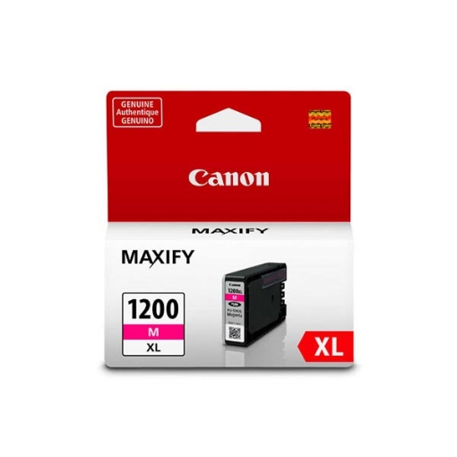 Picture of Canon 9197B001 (PGI-1200xl M) High Yield Magenta Inkjet Cartridge (900 Yield)