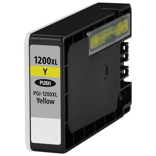 Picture of Compatible 9198B001 (PGI-1200xl Y) High Yield Yellow Inkjet Cartridge (900 Yield)