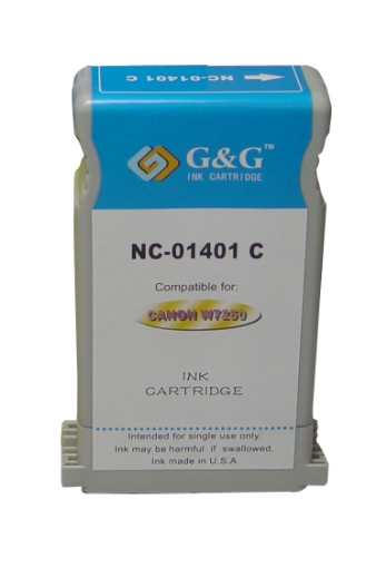 Picture of Compatible 7569A001 (BCI-1401C) Cyan Inkjet Cartridge