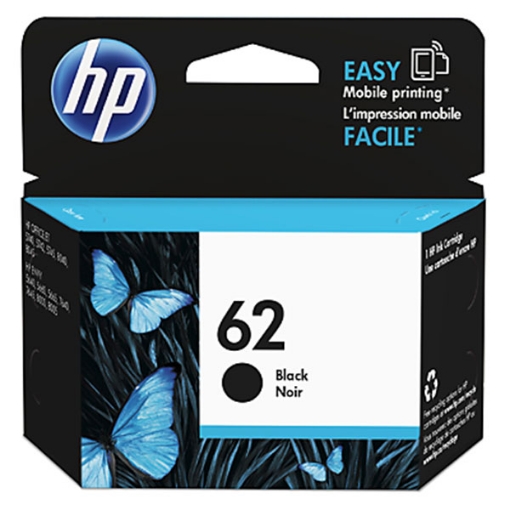 Picture of HP C2P04AN (HP 62) Black Ink Cartridge (200 Yield)