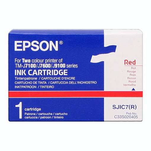 Picture of Epson C33S020405 Red Inkjet Cartridge