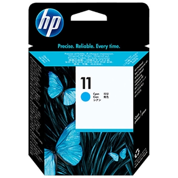 Show details for HP C4811A (HP 11) Cyan Inkjet Cartridge Printhead Picture of HP C4811A (HP 11) Cyan Inkjet Cartridge Printhead