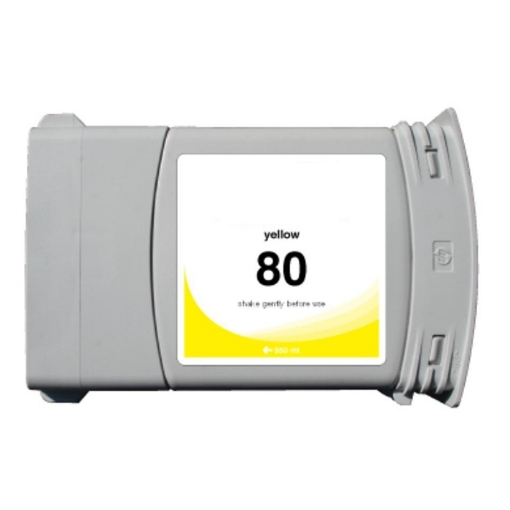 Picture of Compatible C4848A (HP 80XL) Yellow Inkjet Cartridge