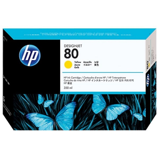 Picture of HP C4848A (HP 80XL) Yellow Inkjet Cartridge