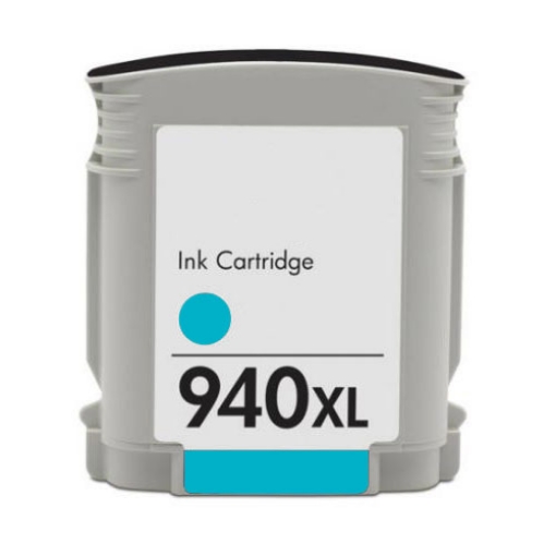 Picture of Compatible C4907AN (HP 940XL) Cyan Inkjet Cartridge (1400 Yield)