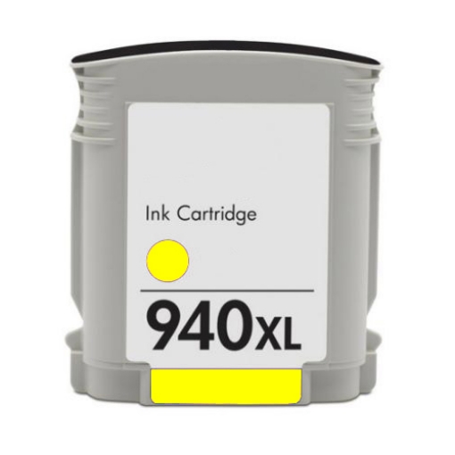 Picture of Compatible C4909AN (HP 940XL) Yellow Inkjet Cartridge (1400 Yield)