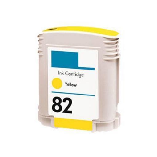 Picture of Compatible C4913A (HP 82) Yellow Inkjet Cartridge (69 Yield)
