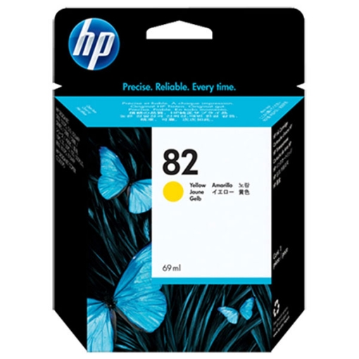 Picture of HP C4913A (HP 82) Yellow Inkjet Cartridge (69 Yield)